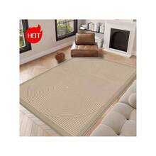 A Premium Oversized Area Rug, Featuring A Lightweight And Portable Design With Personalized Geometric Patterns. This Luxurious Area Rug Complements Various Home Decor Styles, Boasts High-End Machine-Washable Convenience, And Utilizes High-Density Material With Non-Slip Bottom Particles For Fade Resistance. Bathroom Accessories Back To School Entryway Decor Bathroom Kitchen Decor - Multicolor - View 2