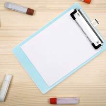 1Pc Mini Clipboard, Available In Various Colors, Made Of Durable Plastic, With A Notepad-Sized Pocket Clipboard, Suitable For Taking Notes, 4.7 X 7 Inches - Suitable For A6 Paper,Back To School,School Supplies - Multicolor - View 4