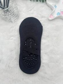 5 pares de meias curtas femininas de ioga com silicone antiderrapante, meias de chão para treino de pilates em ambientes internos, meias esportivas de primavera e verão