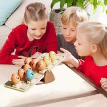 Cognitive Development Balance Exercise Cute Chicken Sitting In Order Children's Growth Educational Desktop Game Parent-Child Interaction Kindergarten Logic Thinking Pass The Balance