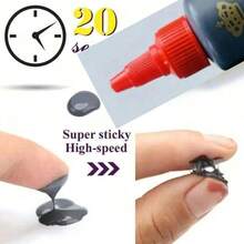 30ml Pegamento de unión para el cabello, herramienta para pelucas, adhesivo líquido para pestañas postizas, pelucas y extensiones de cabello profesionales, adhesivo invisible - 30ML - Ver 3