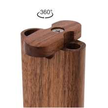 1 pieza Pipa de tabaco de madera con tarro de tabaco de nogal, que incluye herramienta de limpieza de metal y caja de tabaco de madera