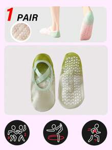 Chaussettes bateau de yoga dégradées pour dames, antidérapantes professionnelles pour l'intérieur, légères, chaussettes basses d'été. Convient pour le pilates, la remise en forme et toutes sortes d'activités sportives.