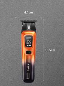 Kemei KM-037 Cordless Barber Hair Clippers For Men Professional,R TYPE BLADE,2 Speed,LED Display,Beard Hair Trimmer For Men,Men Barber Hair Clippers,Hair Cutting Tools Kit,Electric Razor Beard Shavers Gift For Men,USB Type-C - Multicolor - View 13