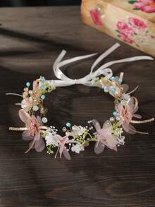 1 件女孩加大码天使珍珠发带 - 彩色 - 查看 5