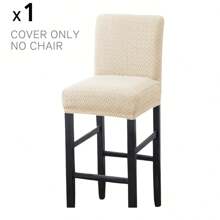Fundas elásticas para taburetes de bar, cubiertas lavables para respaldo de sillas de barra, funda de asiento con parte inferior elástica para cubrir taburetes altos de bar
