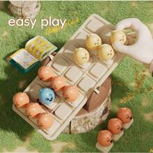 Cognitive Development Balance Exercise Cute Chicken Sitting In Order Children's Growth Educational Desktop Game Parent-Child Interaction Kindergarten Logic Thinking Pass The Balance