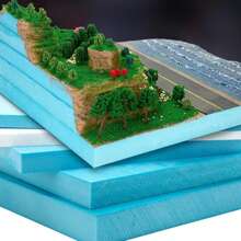 Panneau de mousse bleu, panneau de mousse et autres structures extérieures pour créer des chemins, différents projets d'aménagement paysager 30*20