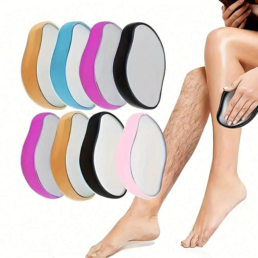 Magic Crystal Hair Remover For Adults - Fast And Painless Hair Removal Tool For Smooth Skin - 藍色 - 查看 1