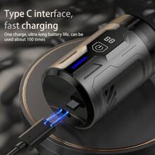 Barbeador elétrico masculino com tela de LED, barbeador masculino com lâmina, barbeador IPX7 para uso úmido e seco com 18 lâminas flexíveis, estação de carregamento USB-C para barba e rosto, carregador sem fio moderno, cinza, branco, prata