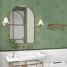 1 Roll Room Decor Wallpaper Stick And Peel Textured Vintage Green Peel And Stick Wallpaper , Flowers Removable Adhesive Contact Paper, For Cabinets Drawers Bedroom Stickers Bathroom Decor Wall Stickers - Multicolor - View 21
