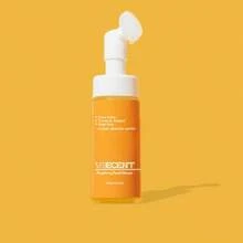 2 Pics / Pack NEW - Veecent Turmeric + Kojic Acid Foaming Facial Cleanser + Silicone Brush Cleansing Skincare Comfort Skin Repair - 150ml*1 - View 1