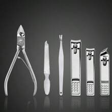 Set de cortaúñas que incluye cortaúñas de manos y pies, kit de manicura y pedicura con 18 piezas de acero inoxidable, kit de cuidado profesional de uñas con estuche de lujo para viaje
