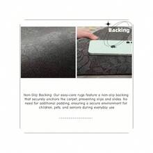 A Premium Oversized Area Rug, Featuring A Lightweight And Portable Design With Personalized Geometric Patterns. This Luxurious Area Rug Complements Various Home Decor Styles, Boasts High-End Machine-Washable Convenience, And Utilizes High-Density Material With Non-Slip Bottom Particles For Fade Resistance. Bathroom Accessories Back To School Entryway Decor Bathroom Kitchen Decor - Multicolor - View 8