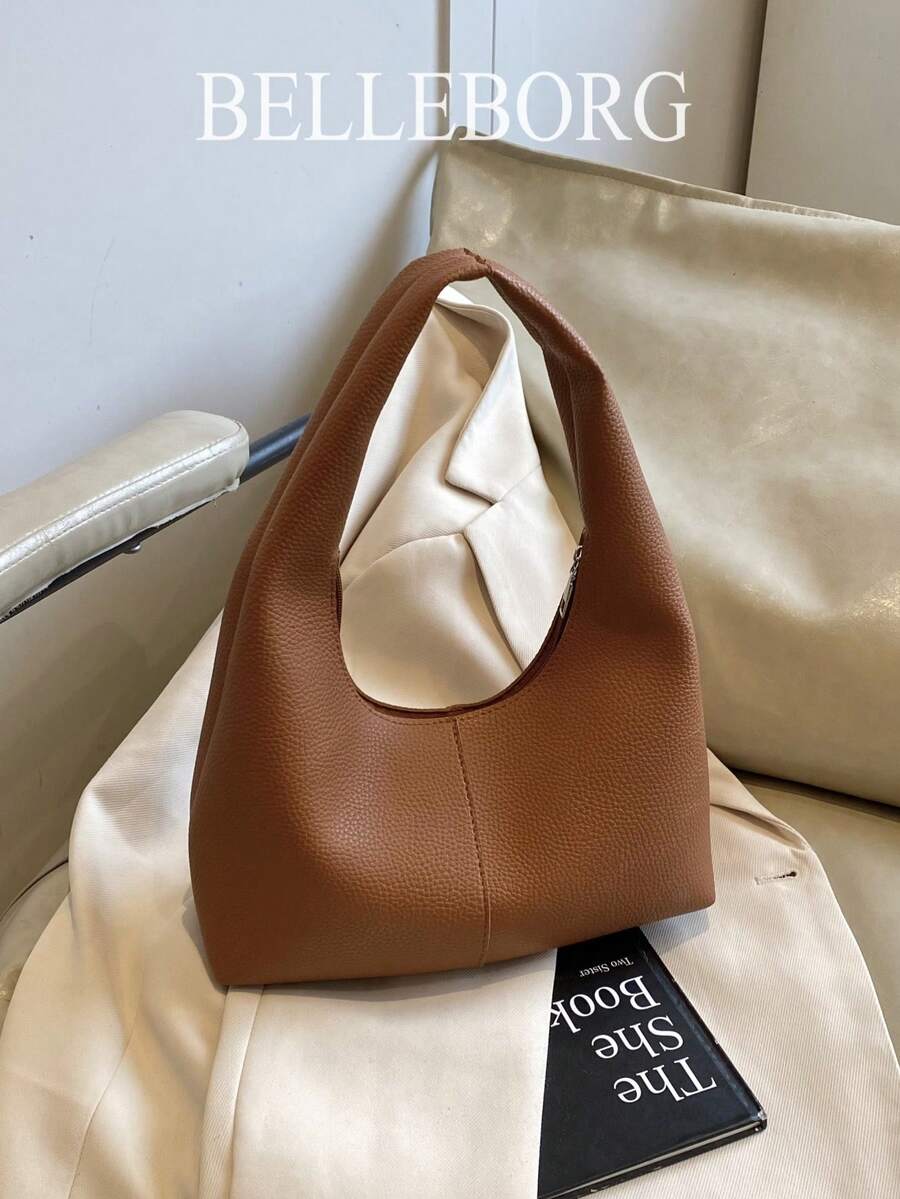 女士休闲简约大容量轻便多功能腋下单肩包