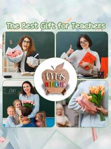 Custom Teacher Appreciation Gift,Personalized Teacher Apple Sign, Gifts For Teacher, Personalized Teacher Gift, Back To School Gift