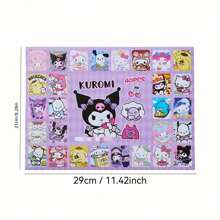 Sanrio 40 Piece Set Of Sanrio Black Rice And Hello Kitty Handmade Christmas Set - Fun Punching Activity Set, Suitable For Party Gifts And Home Decoration Sanrio Toys, Punching Fun Gift Pendants, Blind Box Stalls (Random Internal Style And Color, Random Outer Packaging