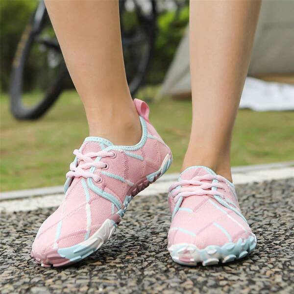 1 Pair Children's Summer Water Shoes, Swimming Shoes, Outdoor Hiking Shoes For Girls, Anti-Slip Aqua Shoes