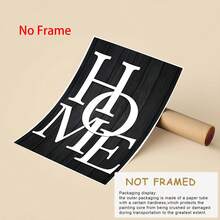 3 件黑色家居爱情海报和印刷品、高品质帆布印刷、黑白帆布画、北欧装饰家居艺术、适用于客厅和卧室、帆布墙艺术、家居装饰、房间海报、房间装饰美学、房间装饰用品、可选框架。 - 黑與白 - 查看 3