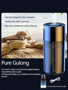 1 máy làm mát không khí ô tô, máy khuếch tán hương thơm tự động, máy lọc không khí, máy khử mùi - màu đen - Xem 16