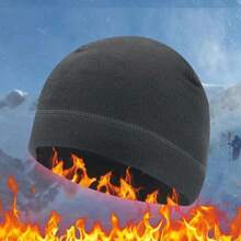 1pc Super Light Ski Balaclava, Windproof & Warm, 100% Polyester, No Brim, Suitable For Head Circumference Above 55cm, Regular & Thick Options