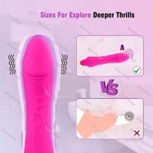 Realistic Dildo G Spot Vibrator Clit Massager Anal Stimulator Sex Toys For Women