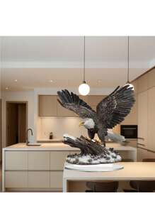 1PCLarge-Scale Blueprint Eagle Acrylic Motivational Desktop Decoration Plaque Family TV Cabinet Wine Cabinet Decoration