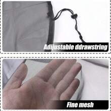 1 Peça Tela de Cobertura para Barril de Chuva, Rede de Baldes de Coleta de Água, Cobertura de Rede para Barril de Chuva com Cordão Ajustável, Tela de Filtro para Acessórios de Barril de Chuva de Jardim Externo para Evitar Mosquitos, Folhas Caídas e Outros Detritos de Entrar no Balde