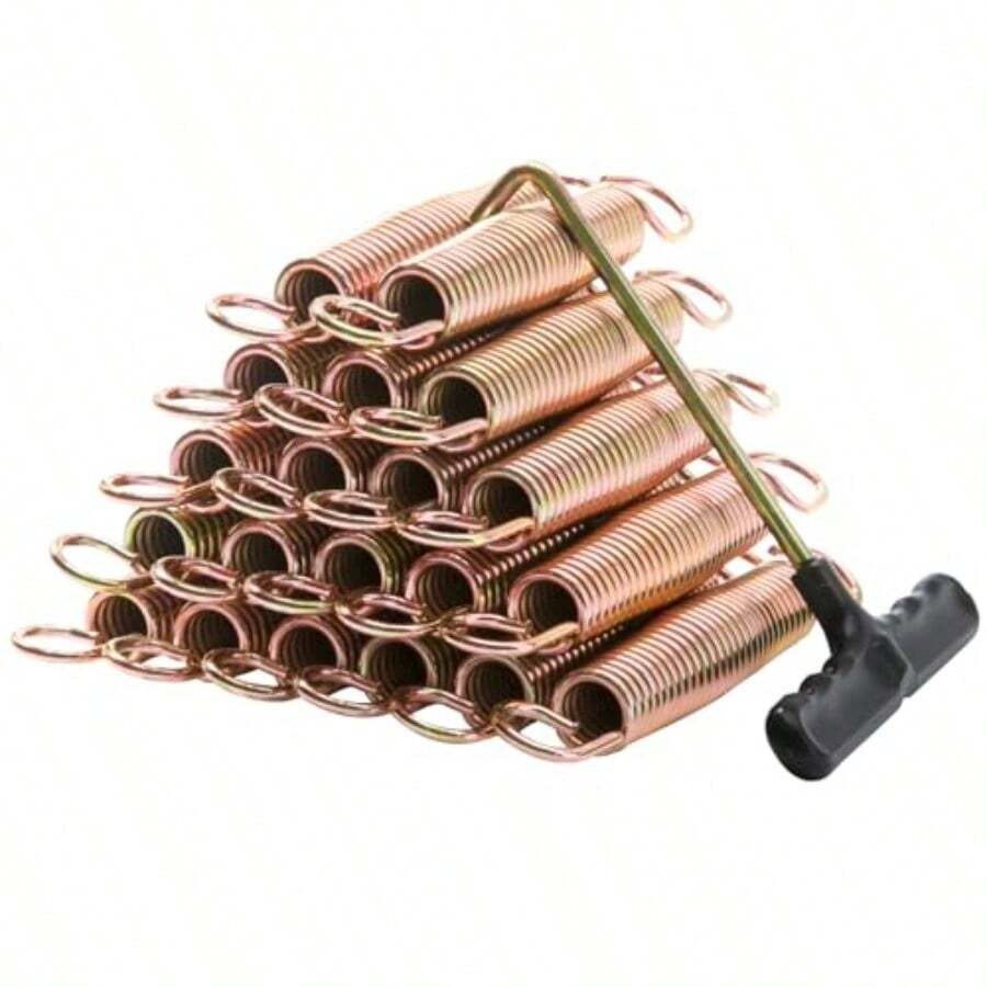 Skywalker JumpKing Upperbounce Skybound Trampoline Springs Stainless Steel 5.5 Inch Replacement Parts Kit With Spring Tool WeatherResistant Accessories 20 Pack - Bronze - View 1