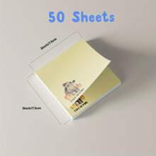 1Pc Fun "This Is Great" Sticky Notes, Humorous Office And School Supplies, Square Paper Sticky Notes For Students, Teachers And Families To Stick