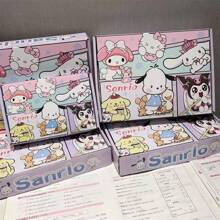 Sanrio 6 piezas. Sanrio Un grupo de lindos recortes de tarjeta, caja de avión, caja de embalaje linda, caja de regalo, caja de libro, caja de útiles escolares, de vuelta a la escuela