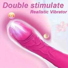 Realistic Dildo G Spot Vibrator Clit Massager Anal Stimulator Sex Toys For Women