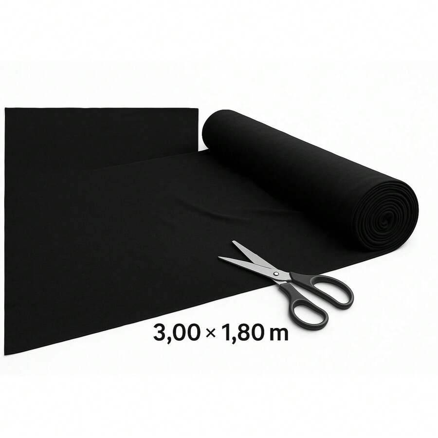 Tensioned Mesh 3.00m X 1.80m - For Party Decoration - Black - View 1