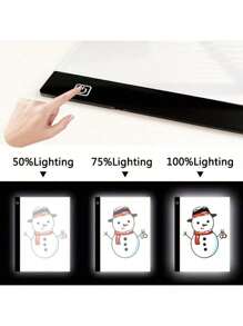 1 pieza Caja de luz LED portátil A5, caja de seguimiento con luz de seguimiento, almohadilla de luz LED USB ajustable y ultradelgada para tatuajes, dibujo, transmisión, bocetos, plantillas