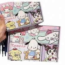 Sanrio 6 piezas. Sanrio Un grupo de lindos recortes de tarjeta, caja de avión, caja de embalaje linda, caja de regalo, caja de libro, caja de útiles escolares, de vuelta a la escuela