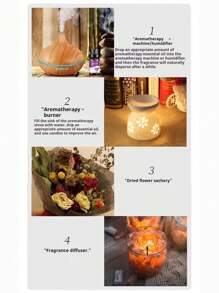 1 pieza Aceites esenciales de aromaterapia, humidificadores/máquinas de aromaterapia/piedras de difusión/aromaterapia para el coche/aceites esenciales de aromaterapia, aceites esenciales de plantas relajantes para el dormitorio, decoraciones navideñas de aromaterapia