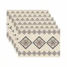 1/2/4/6/8pcs Digital Printed Placemats, Bohemian Pattern Printed Placemats For Dining Table Decor, Suitable For Daily Use, Festivals, Parties, Birthdays, Weddings, Dinners, Kitchen & Dining Room - Multicolor - View 7
