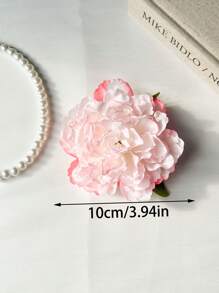 6 pièces Épingle à cheveux à fleurs artificielles de la série rose douce pour femmes, accessoire de coiffure de style Mori pour la mode, clips pour franges latérales, épingles à cheveux haut de gamme à fleurs convenant à un usage quotidien, accessoire capillaire, accessoire d'été, voyage, pinces à cheveux, barrette, pinces à cheveux