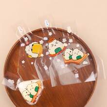 1Set/50PCS, 100PCS, 150PCS, 200PCS Rice And Vegetable Roll Packaging Bags With Different Expressions Japanese Triangle Rice And Vegetable Roll Bag Sushi Tools - Multicolor - View 6