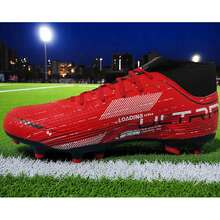Tenis Futbol Tacos Tachones Union Blanco Azul - Rojo - Ver 6