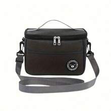 New Portable Lunch Bag Food Thermal Box Waterproof Office Cooler Lunchbox With Shoulder Strap Insulated Case,Large-Capacity Travel Hand-Held Shoulder Strap Insulated Bag, Lunch Box Bag, Student Thickened Waterproof Lunch Bag, Fresh-Keeping Aluminum Foil Picnic Bag