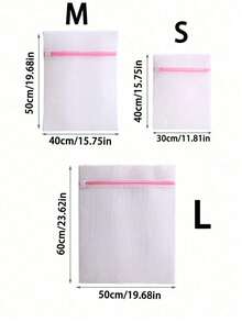 1/3 pezzi Sacchetti per lavatrice, retina per la separazione del bucato, sacchetti speciali in rete per lavatrice, borsa per il bucato antistrappo e antideformazione, borsa per lavaggio di reggiseni e biancheria intima, sacchetti in rete pregiata per capi delicati, sacchetti per il lavaggio con cerniera, borsellino protettivo per reggiseni e biancheria intima