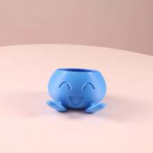 Maceta Oddish Maceta de flores Oddish Maceta para suculentas Maceta para plantas - Azul - Ver 3