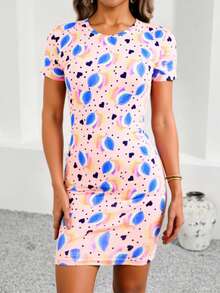 Women Dresses - Màu Hồng baby - Xem 4