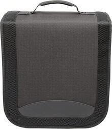 Carpeta de poliuretano de almacenamiento portátil para CD/DVD, capacidad de 400, color negro - Capacidad de 400 - Ver 2