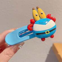 SPONGEBOB 1pc SpongeBob Clips Color Hair Claw Nonslip Hairpins Barrette Fashion Hair Accessories Gifts New