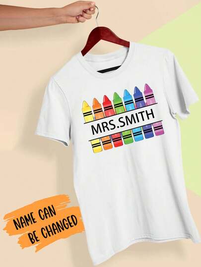 Plus Size Women's Customized Basic Short Sleeve Pajama Top