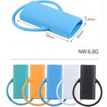 1 pièce Étui de briquet en silicone créatif, accessoire pour fumer, portable avec cordon, protecteur de briquet promotionnel