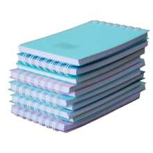 8 Piece Mini Notebook Set - Portable Pocket Size Spiral Notebook With Perforated Pages For Home, Office, School & Work Use, Office Supplies Modern Notebook Design Perforated Pages Stationery School Stitch Pencil Case For School Pens Stich Notebooks Pencil Case Stationery Things For School Stationery School Desk Games Stickers Books School Stationery Piggy Bank One Piece Graduation Colors Highlighters School Supplies,Back To School