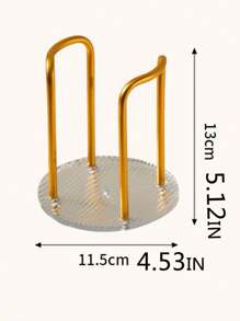 1 pièce Support de tasse jetable en acrylique - Rack à tasse simple ou double, idéal pour la maison, le café, le bureau et l'hôtel